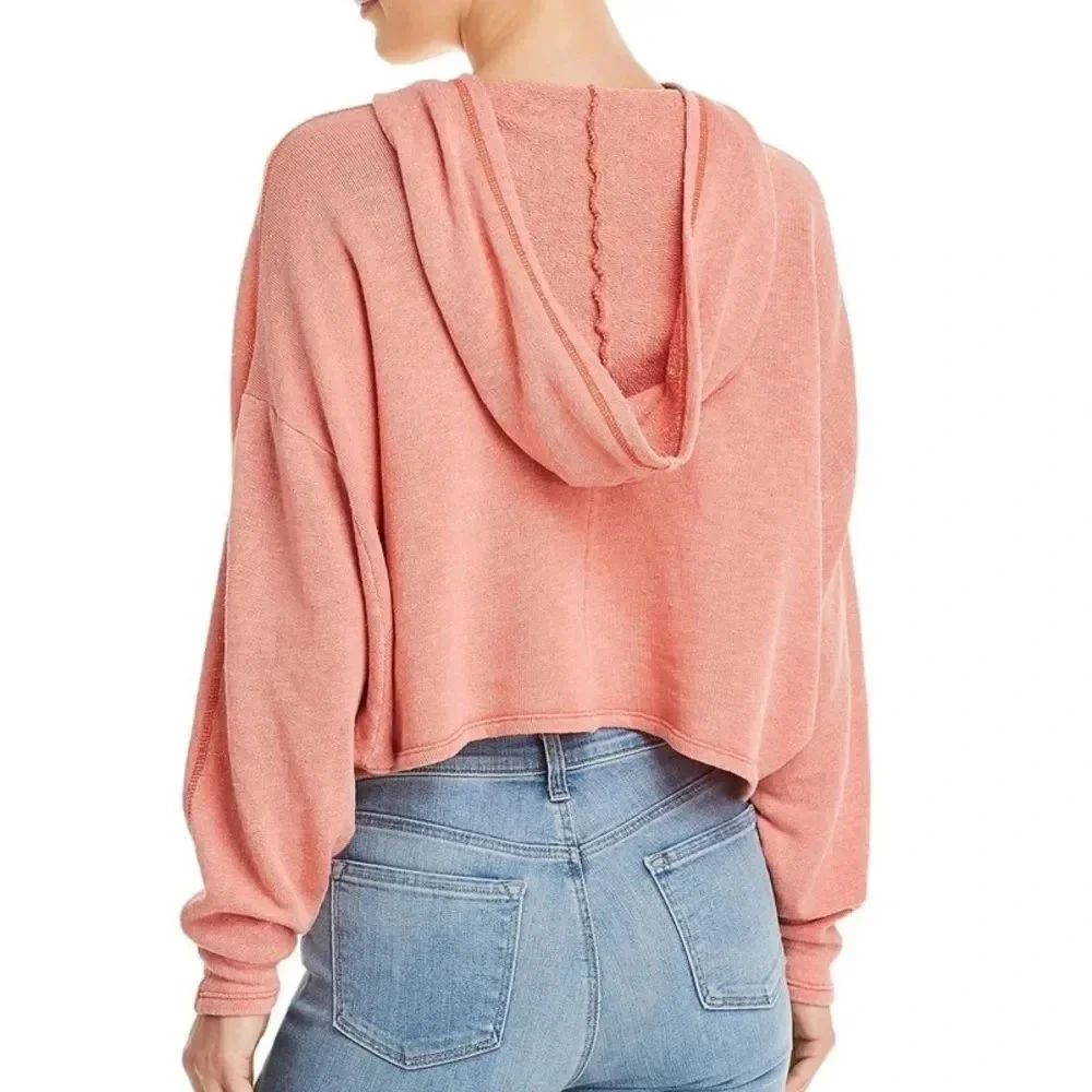 NWT Project Social T Sea You at Cropped Hoodie - Picture 2 of 4